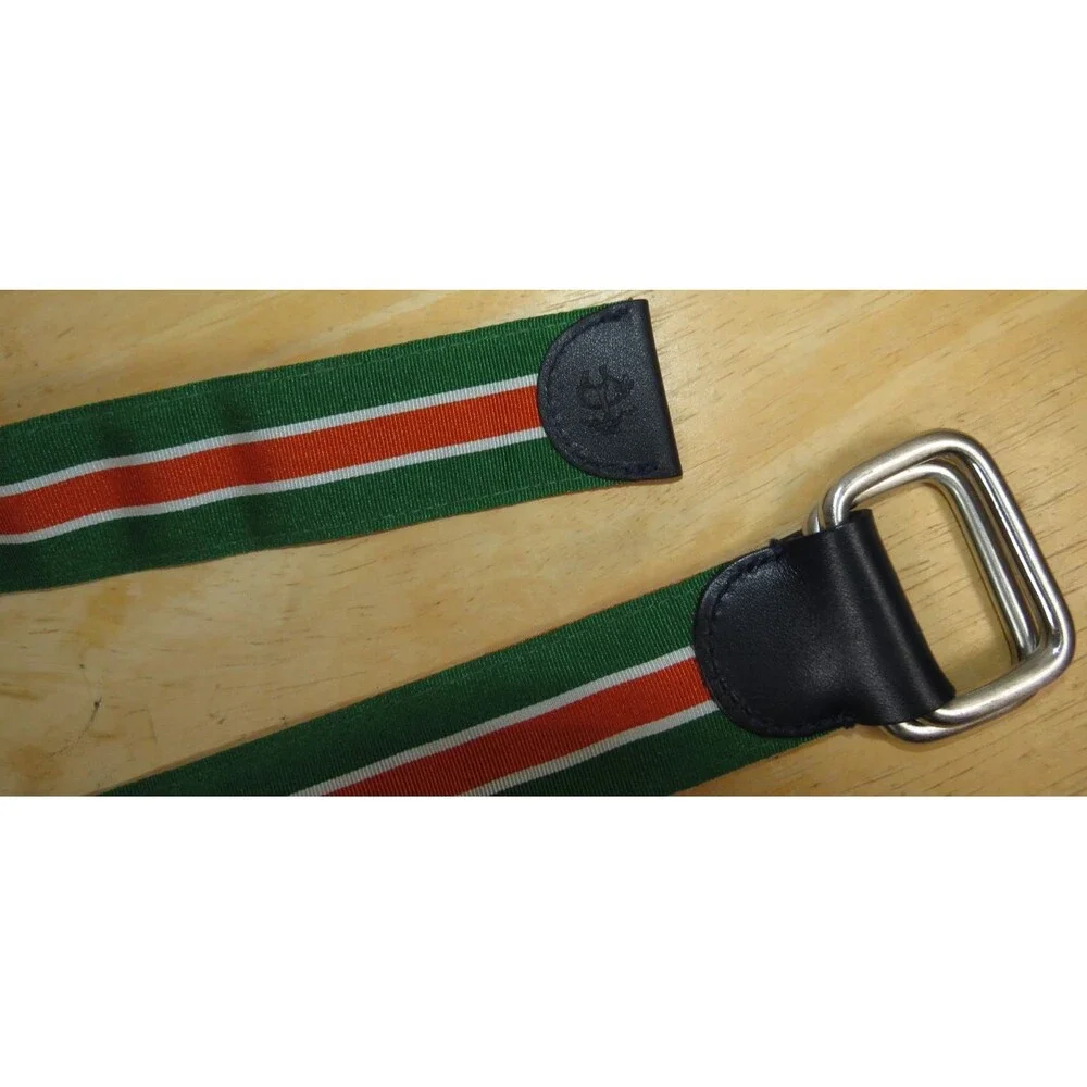 Brooks Brothers Grosgrain Social Primer Collection Reversible Ribbon Belt Medium